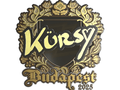 Sticker Slab | Kursy (Gold) | Budapest 2025