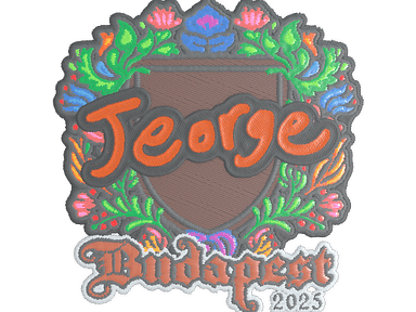 Sticker Slab | jeorge (Embroidered) | Budapest 2025