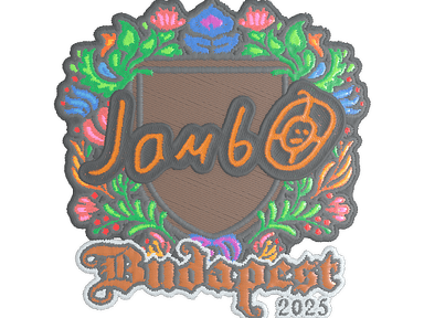 Sticker Slab | jambo (Embroidered) | Budapest 2025