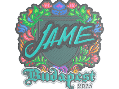 Sticker Slab | Jame (Embroidered) | Budapest 2025