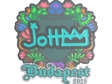 Sticker Slab | jottAAA (Embroidered) | Budapest 2025