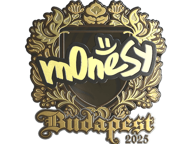 Sticker Slab | m0NESY (Gold) | Budapest 2025