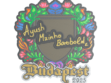 Sticker Slab | mzinho (Embroidered) | Budapest 2025
