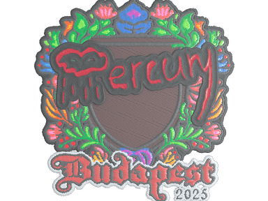 Sticker Slab | Mercury (Embroidered) | Budapest 2025