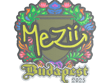 Sticker Slab | mezii (Embroidered) | Budapest 2025