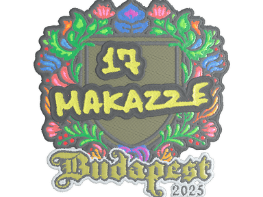 Sticker Slab | makazze (Embroidered) | Budapest 2025