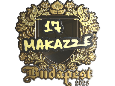Sticker Slab | makazze (Gold) | Budapest 2025