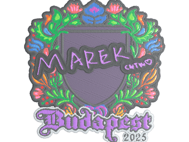 Sticker Slab | Marek (Embroidered) | Budapest 2025