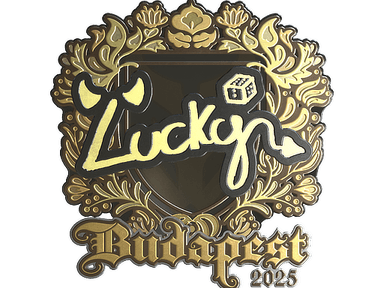 Sticker Slab | Lucky (Gold) | Budapest 2025