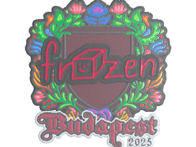 Sticker Slab | frozen (Embroidered) | Budapest 2025