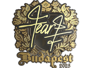 Sticker Slab | fEAR (Gold) | Budapest 2025
