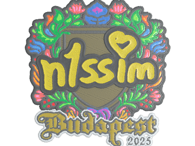Sticker Slab | n1ssim (Embroidered) | Budapest 2025