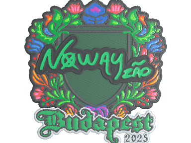 Sticker Slab | noway (Embroidered) | Budapest 2025