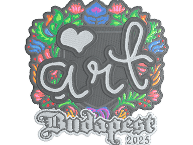 Sticker Slab | arT (Embroidered) | Budapest 2025