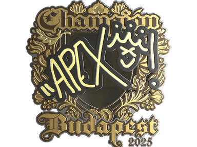 Sticker Slab | apEX (Gold, Champion) | Budapest 2025
