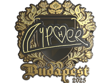 Sticker Slab | Cypher (Gold) | Budapest 2025