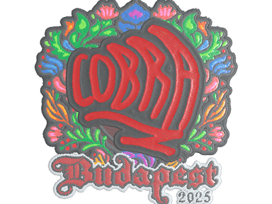 Sticker Slab | cobra (Embroidered) | Budapest 2025
