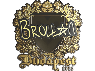 Sticker Slab | Brollan (Gold) | Budapest 2025