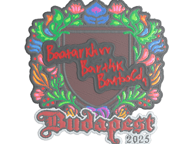 Sticker Slab | Bart4k (Embroidered) | Budapest 2025