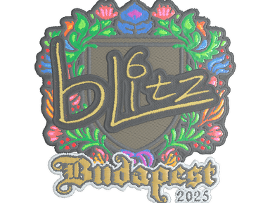 Sticker Slab | bLitz (Embroidered) | Budapest 2025