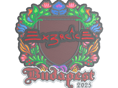 Sticker Slab | Ex3rcice (Embroidered) | Budapest 2025
