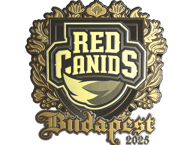 Sticker Slab | RED Canids (Gold) | Budapest 2025