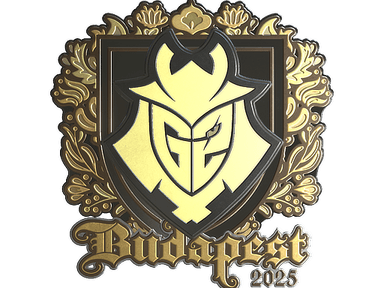 Sticker Slab | G2 esports (Gold) | Budapest 2025