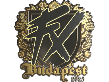 Sticker Slab | Fluxo (Gold) | Budapest 2025