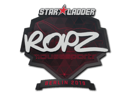 Sticker Slab | ropz | Berlin 2019