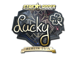 Sticker Slab | Lucky (Gold) | Berlin 2019