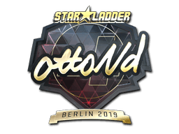 Sticker Slab | ottoNd (Gold) | Berlin 2019
