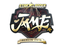 Sticker Slab | Jame (Gold) | Berlin 2019