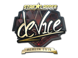 Sticker Slab | device (Gold) | Berlin 2019