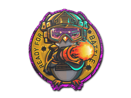 Sticker Slab | Ready For Battle (Holo)