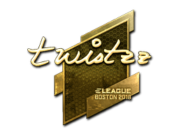 Sticker Slab | Twistzz (Gold) | Boston 2018