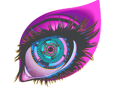 Sticker Slab | Dystopian Gaze (Lenticular)