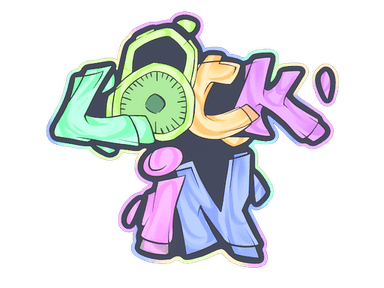 Sticker Slab | Lock In