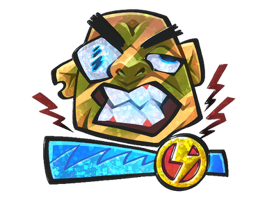 Sticker Slab | Overloaded (Glitter)