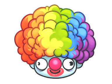 Sticker | Clown Wig
