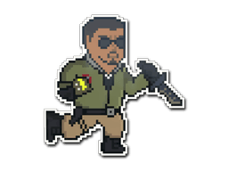 Sticker Slab | Retro Leet