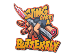 Sticker Slab | Sting Like A Butterfly