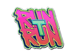 Sticker Slab | Run T, Run