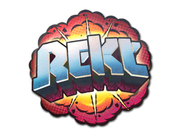 Sticker Slab | Rekt (Holo)