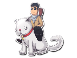 Sticker Slab | T On Cat