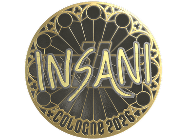 Sticker | insani (Gold) | Cologne 2026