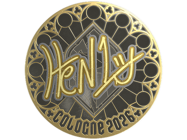Sticker | HEN1 (Gold) | Cologne 2026