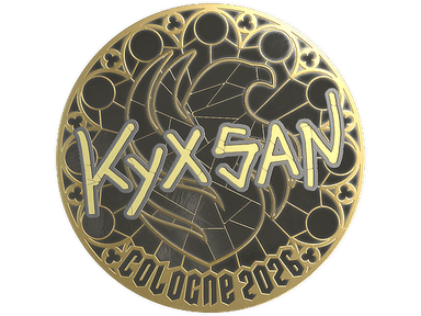 Sticker Slab | kyxsan (Gold) | Cologne 2026