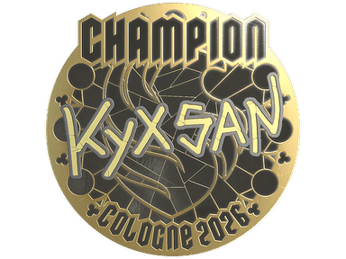 Sticker | kyxsan (Gold, Champion) | Cologne 2026