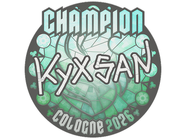 Sticker Slab | kyxsan (Champion) | Cologne 2026