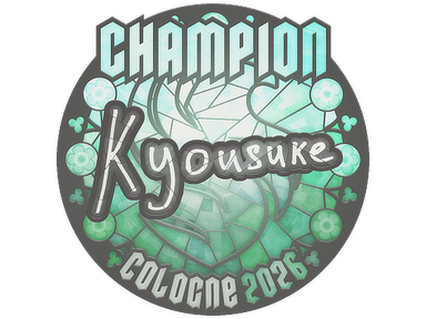 Sticker Slab | kyousuke (Champion) | Cologne 2026